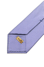 画像をギャラリービューアに読み込む, Silvio Fiorello Tie silver × navy