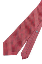 Load image into Gallery viewer, STEFANO RICCI Pleats Tie red × gray