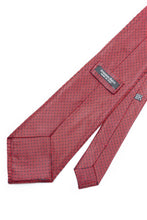 Load image into Gallery viewer, STEFANO RICCI Pleats Tie red × gray