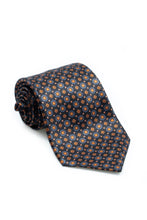 Load image into Gallery viewer, STEFANO RICCI Tie black × orange