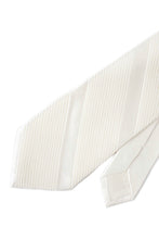 Load image into Gallery viewer, STEFANO RICCI Pleats Tie ivory