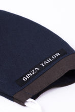 Load image into Gallery viewer, SUMMER BESPOKE MASK navy × brown