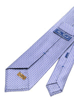 画像をギャラリービューアに読み込む, Silvio Fiorello Tie silver × navy
