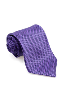 STEFANO RICCI Tie  purple × dark navy