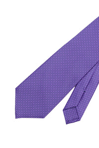 STEFANO RICCI Tie  purple × dark navy