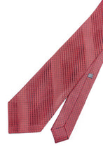 Load image into Gallery viewer, STEFANO RICCI Pleats Tie  red × gray
