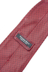 STEFANO RICCI Pleats Tie  red × gray