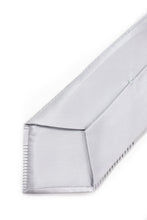 Load image into Gallery viewer, STEFANO RICCI Pleats Tie  silver gray
