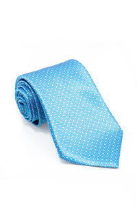 STEFANO RICCI Tie light turquoise blue