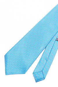 STEFANO RICCI Tie light turquoise blue