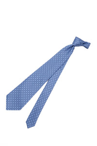 STEFANO RICCI Tie navy × blue gray