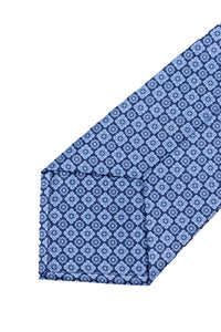 STEFANO RICCI Tie navy × blue gray