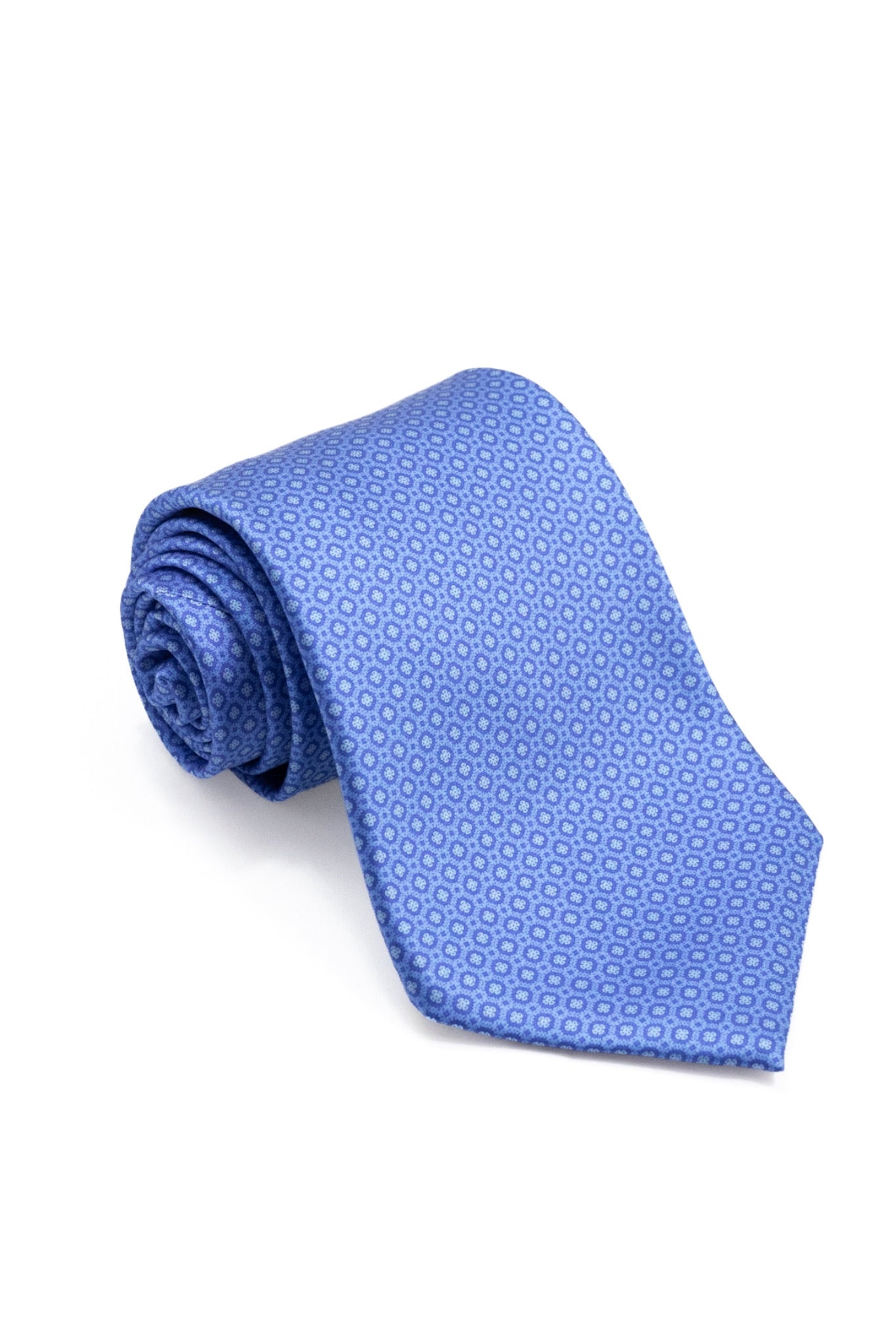 STEFANO RICCI Tie matt blue