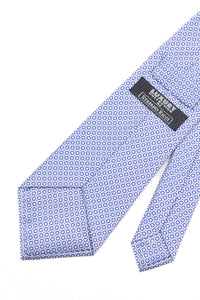 STEFANO RICCI Tie gray × navy