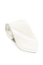 Load image into Gallery viewer, STEFANO RICCI Pleats Tie ivory
