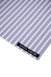 GINZA TAOLOR original Handkerchief gray stripe