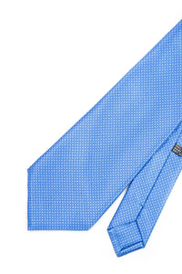 STEFANO RICCI Tie  blue × light blue