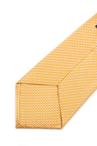 STEFANO RICCI Tie  yellow × white