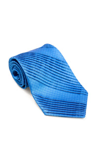 STEFANO RICCI Pleats Tie  light blue