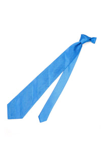 STEFANO RICCI Pleats Tie  light blue