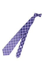 Load image into Gallery viewer, STEFANO RICCI Tie  purple × white
