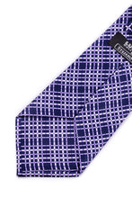 Load image into Gallery viewer, STEFANO RICCI Tie  purple × white
